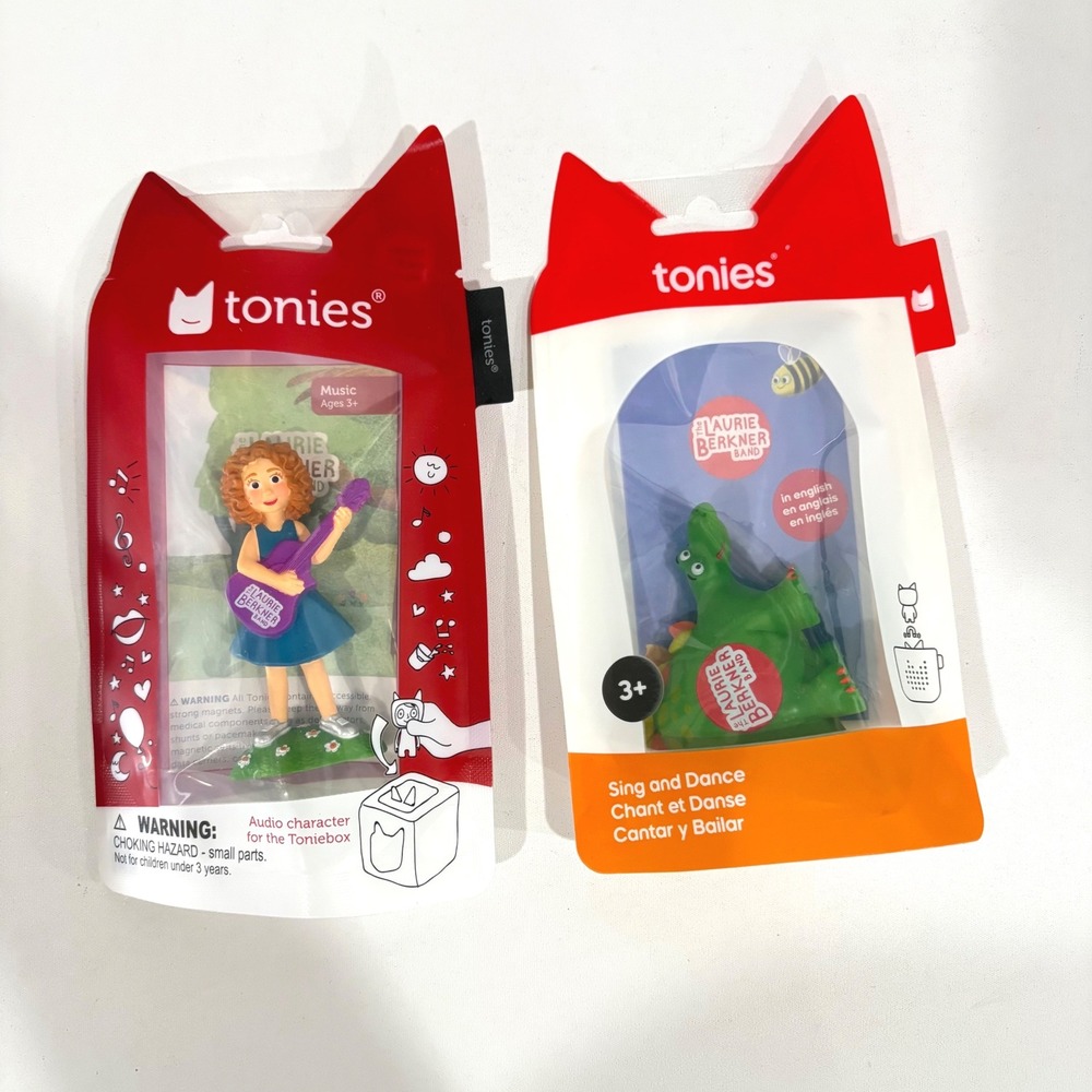 Toniebox Tonies The Laurie Berkner Band Music & Sing and Dance Set of 2 New